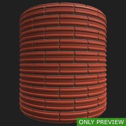 PBR Texture of Wall Bricks Pattern